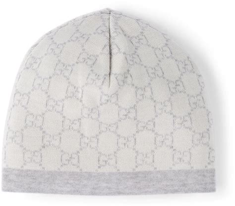 white gucci beanie|Gucci beanie grey.